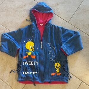 Vintage reversible Tweety women’s jacket